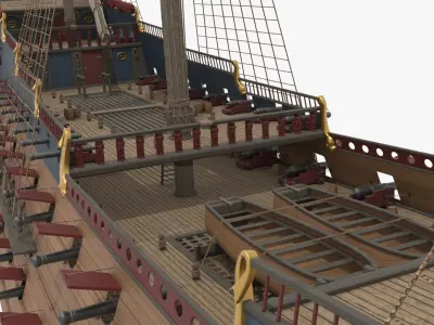 Flagship Zeven Provincien 3D model