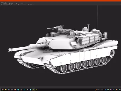 m1a2 abrams 3D model purchase