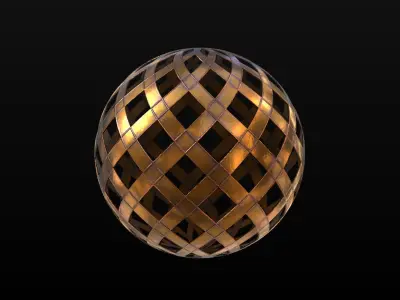 10 Seamless Metal Grids and Grates PBR Materials - Set 3 Texture