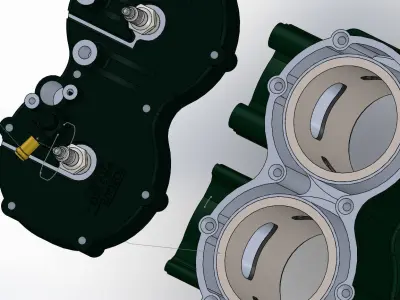 Jet Ski Engine 3D model