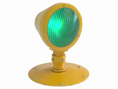 Taxiway Approach Light Low-poly 3D model