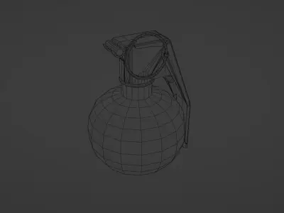 Grenade M67 Free 3D model