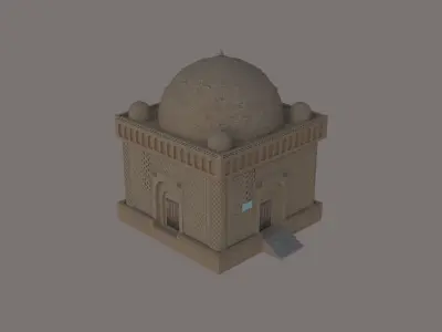 Ismoil somoniy bukhara Uzbekiston 3D MAX 2023 VRAY 8 BY NX 3D model