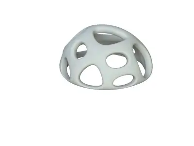SciFi Cube Object No 45547 Low Poly Shape Low-poly 3D model