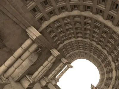 Ancient Greek Interior 3D model