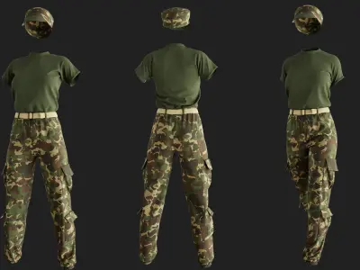 2 Tactical outfits vol02 3D model