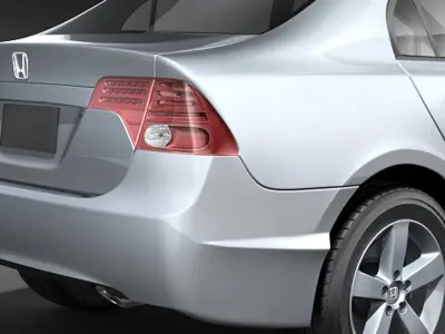 Honda Civic sedan 2007-2010 3D model