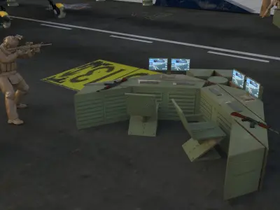  FLIGHT EXHIBITION AREA 3D model