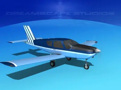 Socata TB-20 Trinidad V08 3D model