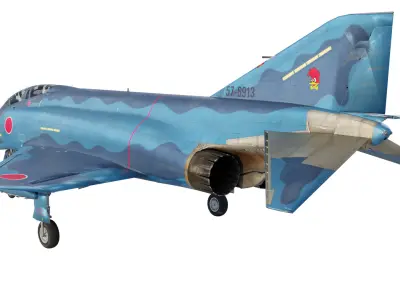 F4 Phantom II Fighter Jet 3D model