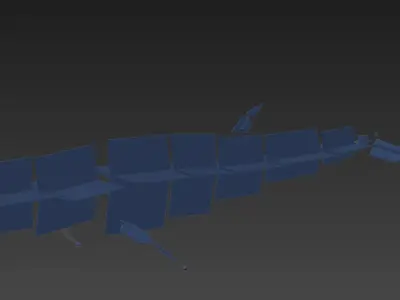 Blue Whale 3D model