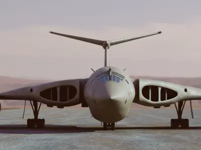 Handley Page Victor K2 tanker 3D model