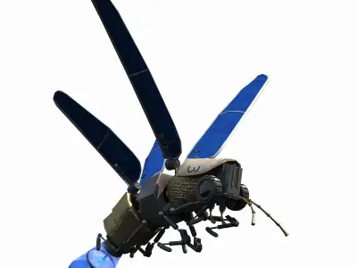 Lightning Bug PBR RIG ANIM Low-poly 3D model