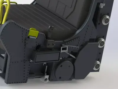 SR71 Ejection seat HDwork 3D print model