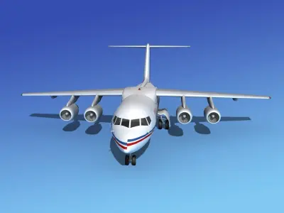BAe 146-100 Sierra Air 3D model