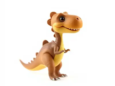 Cartoon Dinosaur Model Pack  Animated Character Low-poly 3D model