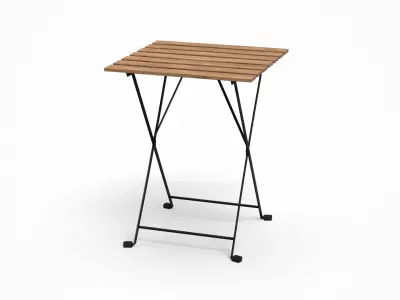 TARNO table black Low-poly 3D model