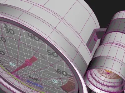 Car Instruments Free 3D model