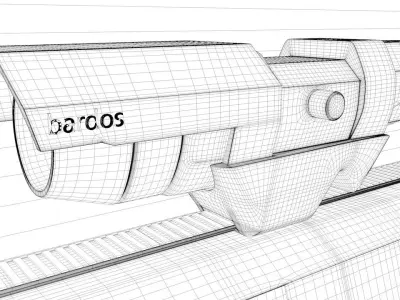 New weapon for your games Low-poly 3D model