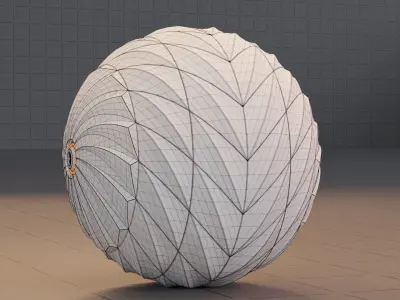 Sphere Robot - SBot-02 Low-poly 3D model