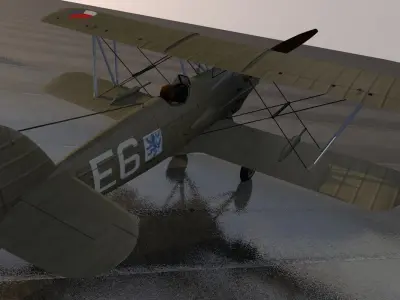 Avia B-534 Early Variant 3D model