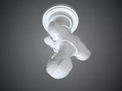 Cybernetic Female Android Bust PM-302 3D print model