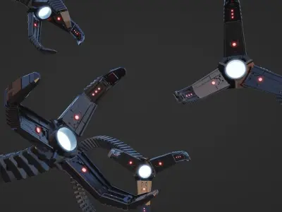 Doctor Octavius tentacles from SpiderMan Free 3D model