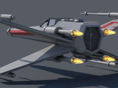 Star Wars X-Wing Free 3D model