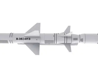 KH-35 Missiles Low-poly 3D model