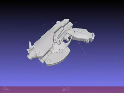 Overwatch DVa Light Gun Pistol 3D model