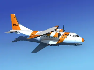 Casa CN-235 Antartica Explorer 3D model