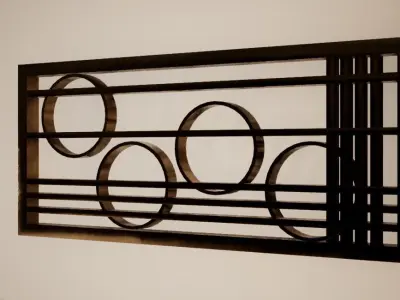 Bronze Wall Decoration 05 Free low-poly 3D model