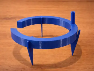 Drip Irrigation Ring 4mm Hose 3D print model