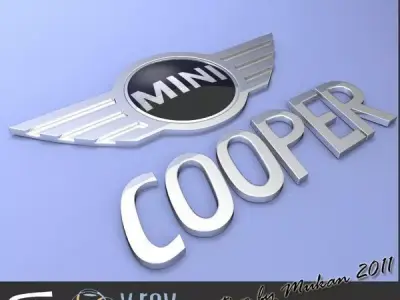 Suzuki SX4 Car Logo 3D model