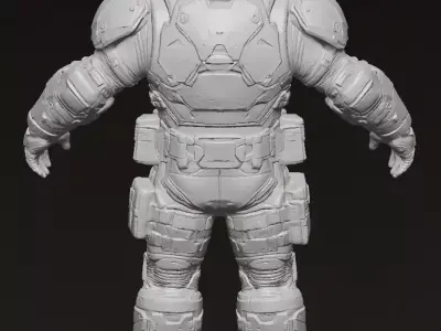 Heavy guy 3D model