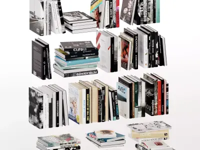 Books collect Free 3D model