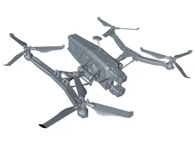 Drone R14 Multi Cam-V4 3D model