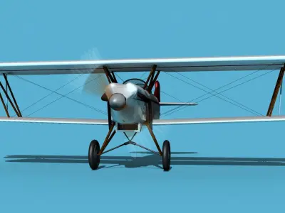 Travelair 2000 V08 3D model