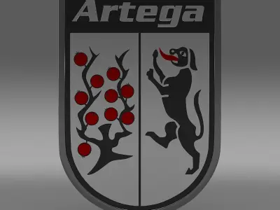 Artega logo 3D model