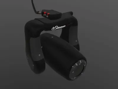 Trakkabeam A800 Searchlight Low-poly 3D model