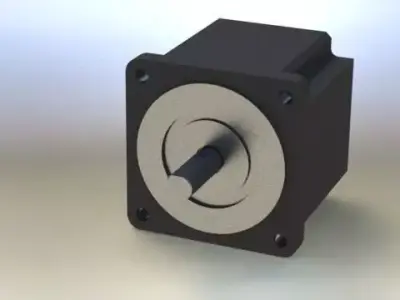 Nema steper motor-short frame Free 3D model