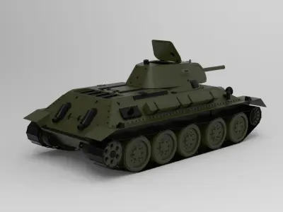 T-34 tank 3D model