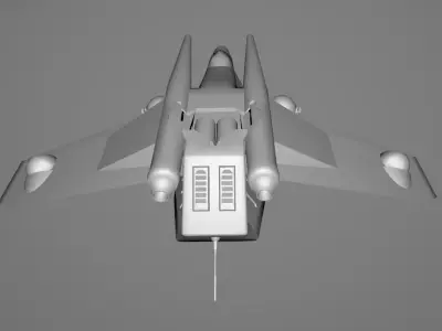 Star Wars REB Dropship - Low Poly Game - Battlefield - FBX MODEL Low-poly 3D model