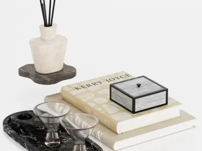 Decorative set 3 Free 3D model