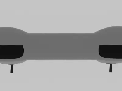 Cyberpunk Drone Controller Low-poly 3D model