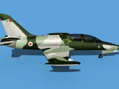 Aero Vodochody L-39C Albatross Moldova 3D model