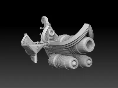 Rocket Knarr 3D print model