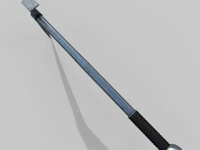 War hammer Low-poly 3D model