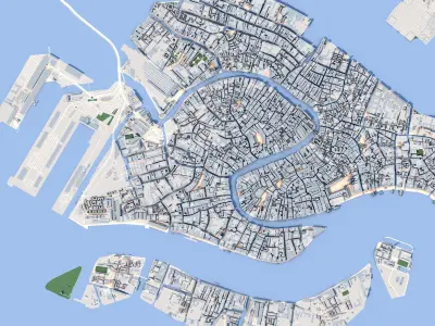 Venice City Italy 3D model