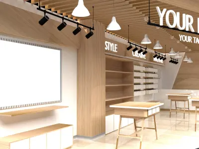 Gadget Retail Store 3D model